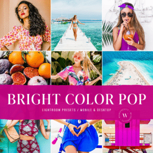 The Bright Color Pop Preset Collection